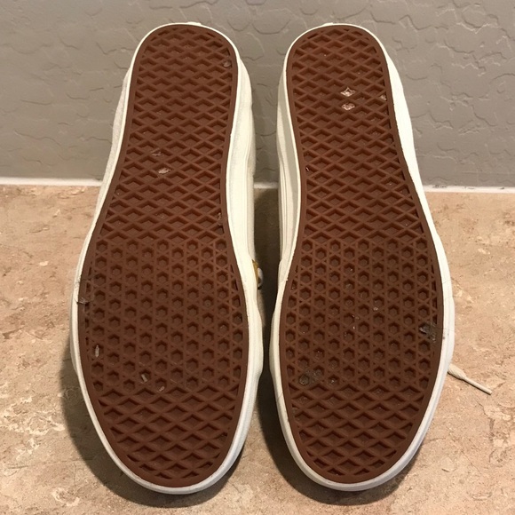 Vans Sk8-Hi White Yellow Shoes - Picture 9 of 10